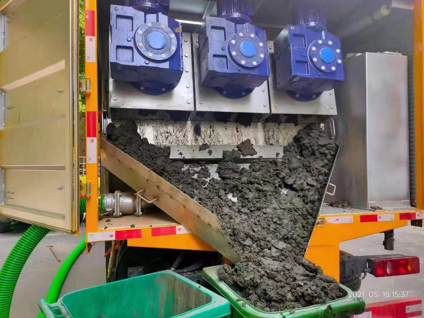 西陵化粪池清掏城市维护站-泥浆净化干湿分离处理